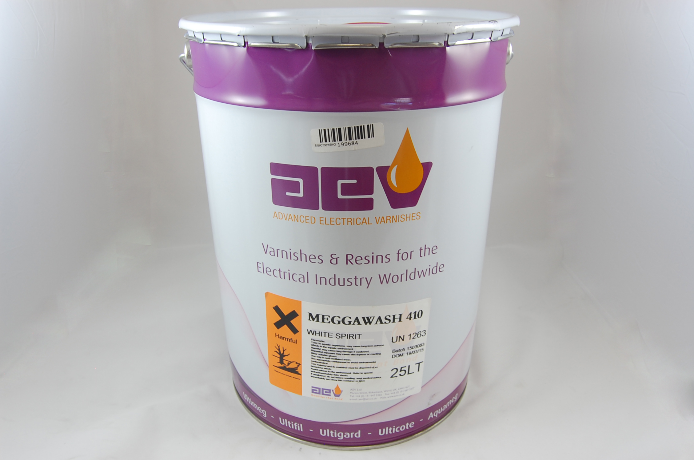 U400 MEGGABOOST Carbon De-Polarising Cleaning Solvent, clear, 25 LITRE pail