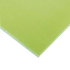 .187" (3/16" thick) G-10/FR-4 Glass-Cloth Reinforced Epoxy Laminate Sheet 130°C, yellow,  36"W x 48"L sheet