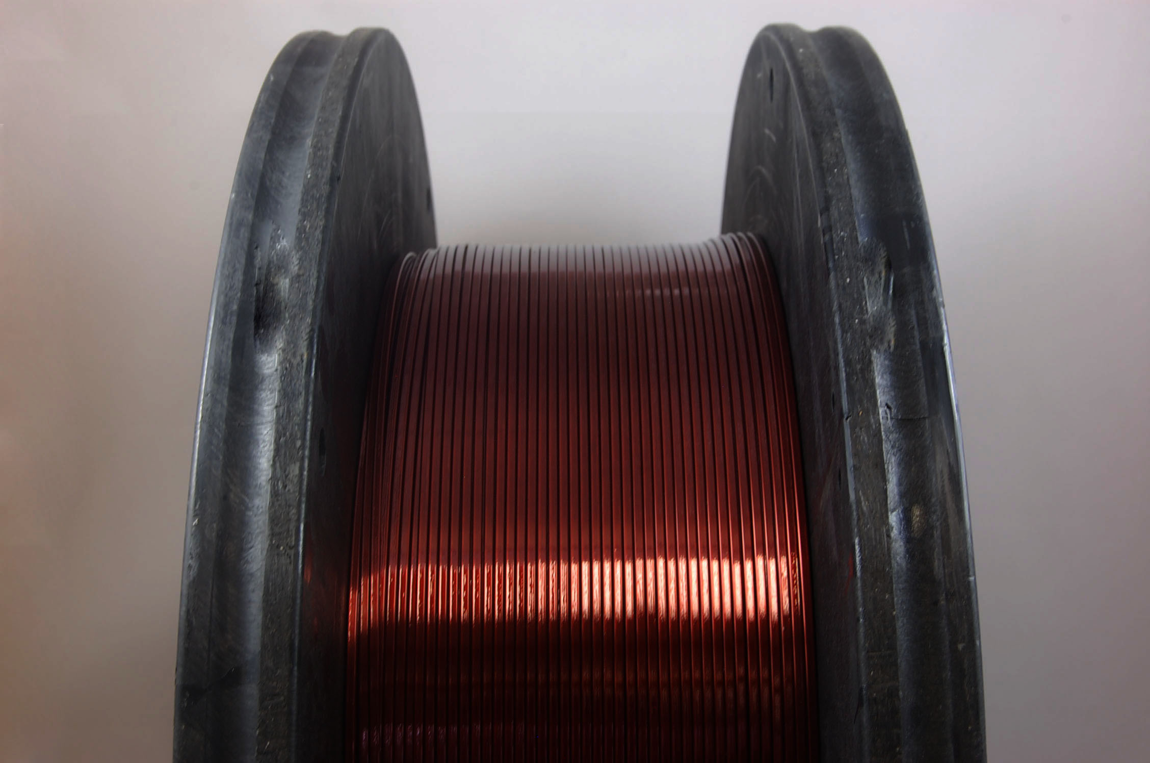#8 Heavy GP/MR-200 Round MW 35 Copper Magnet Wire 200°C, copper, 250 LB 24" reel (average wght.)
