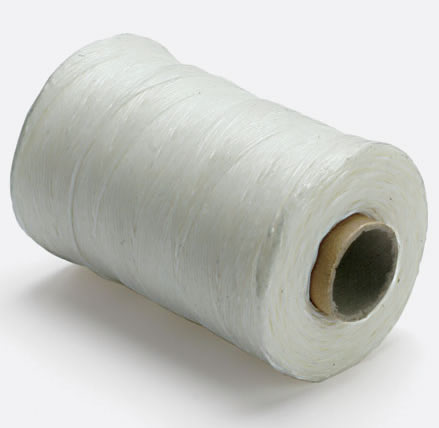 2" Form-I-Glas K5138 .018" Knit Fiberglass Thermal Protection Lacing Tape 180°C, natural, 2" wide x  25 YD spool