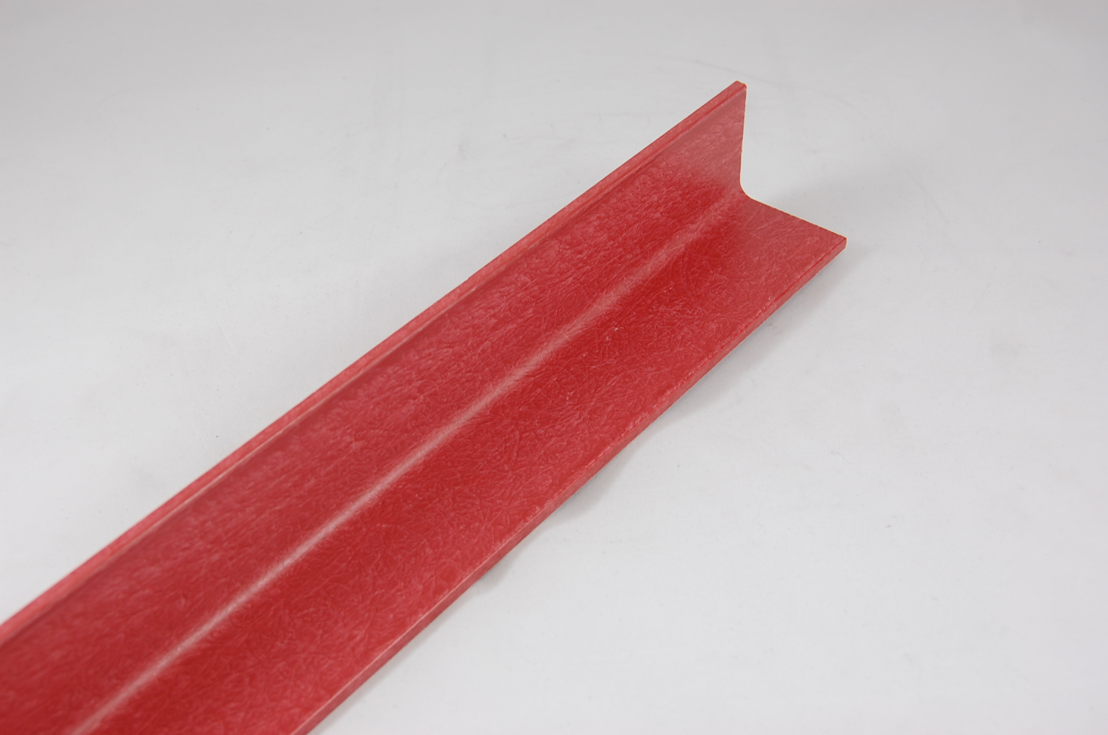 1-1/2"W x 1-1/2" Leg x 1/4" thick GLASROD® Grade 1130 Fiberglass-Reinforced Polyester Laminate Equal  Leg Angle, red,  120"L angle